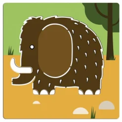 Hot Djeco 5 pochoirs dinosaures Multicolore