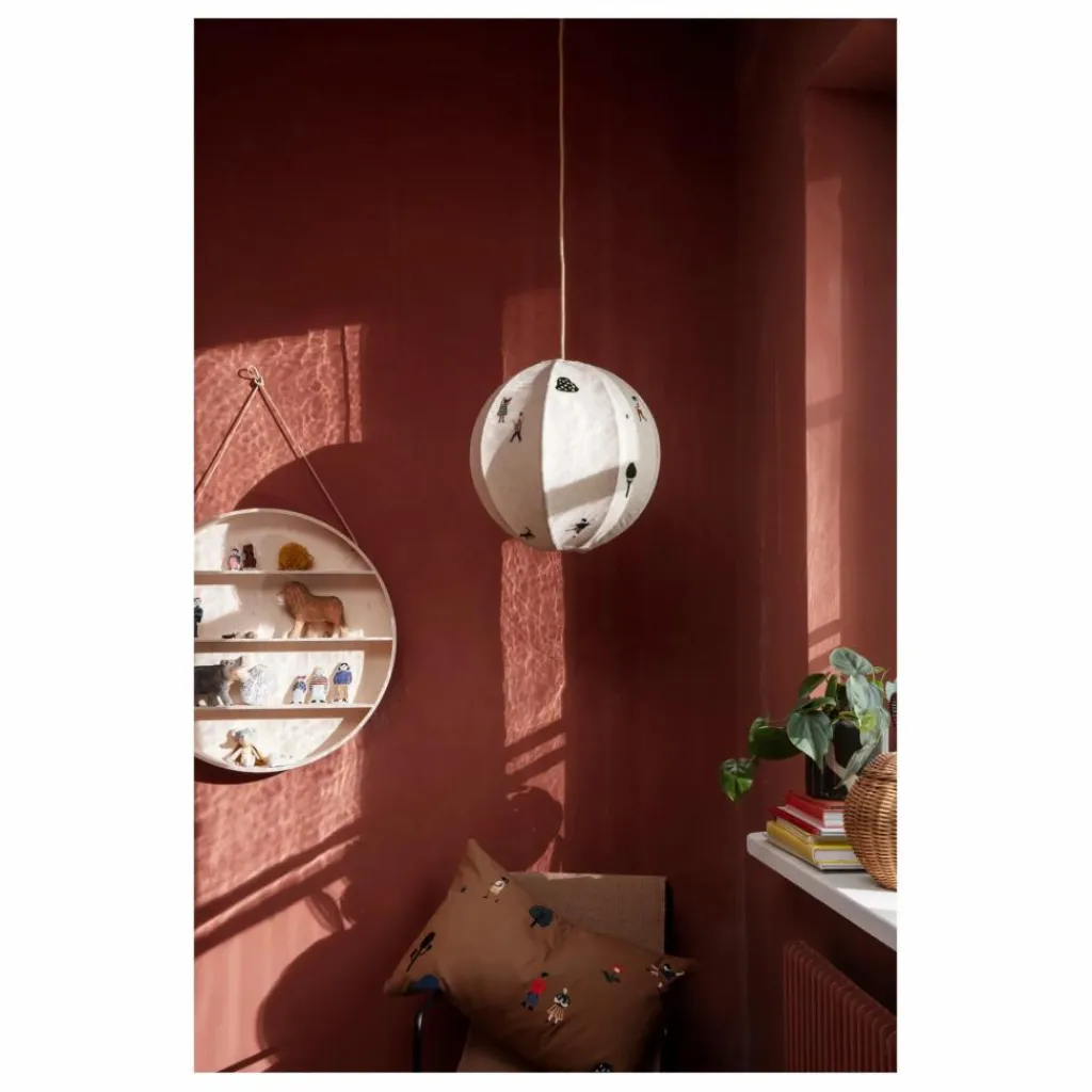 Enfant Ferm Living Kids Abat-jour brodé The Park