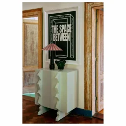 HKliving Abat-jour en bambou Plisse | Rose Best