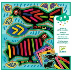 Djeco Activité enfilage Tout doux Multicolore New