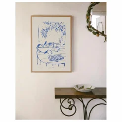 Hôtel Magique Affiche A3 Citrus and Salt par Blakely Made | Bleu