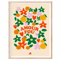 Best Ma petite vie Affiche Amour Fou Multicolore