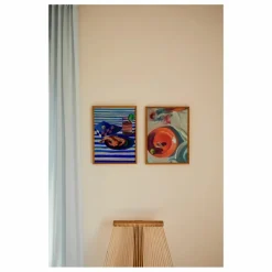 Paper Collective Affiche Fine Dining par Berenice Hernández Rouge Discount