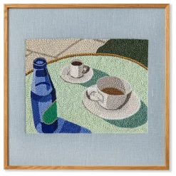 Paper Collective Affiche Jet Lag in Lisbon par Adrianna Matzeg Multicolore Sale