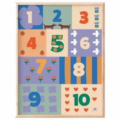 Enfant Ma petite vie Décoration Murale|Déco Murale Enfant|Affiche Les Chiffres