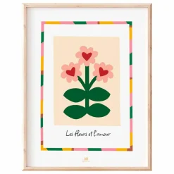 Enfant Ma petite vie Affiche les Fleurs et l'Amour |