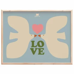 Ma petite vie Affiche Love oiseaux