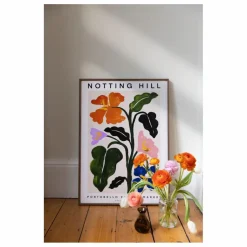 Online Rose England Affiche Notting Hill Multicolore