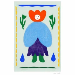 Enfant Mado Déco Murale Enfant|Affiche Personnage Fleur