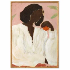 Paper Collective Affiche Pink Garden par Sacrée Frangine Multicolore Hot