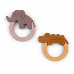 Done by deer Hochets Et Anneaux De Dentition|Puériculture|Anneau de dentition Deer - Set de 2 |