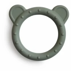 Outlet Mushie Anneau de dentition en silicone | Vert sapin
