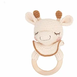 Online Patti Oslo Anneau de dentition Goldie la Giraffe | Crème