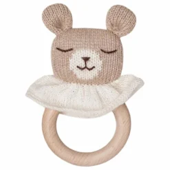 Main Sauvage Anneau de dentition Ourson | Sable