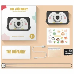 The Zoofamily Appareil photo Zoo friends - Pingouin Noir Best