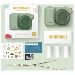 The Zoofamily Appareil photo Zoo print - Dino Vert Sale