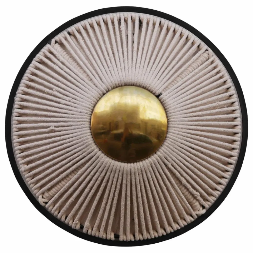 Outlet Honoré Applique 1 étage en métal et cordes | Ecru