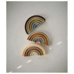 Mushie Arc en ciel à empiler | Beige Outlet