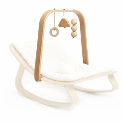 Discount Charlie Crane Arche d'éveil avec ses jouets pour transat Levo | Hêtre