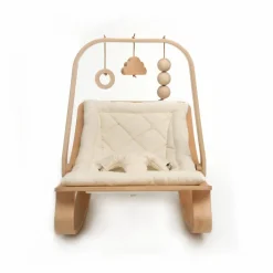 Discount Charlie Crane Arche d'éveil avec ses jouets pour transat Levo | Hêtre