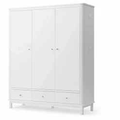 Enfant Oliver Furniture Rangement Enfant|Armoire 3 portes en bouleau 204x168 cm |
