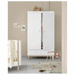 Enfant Oliver Furniture Armoire 2 portes en chêne |