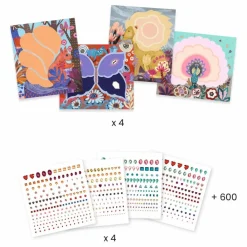 Best Djeco Artistic Strass Beautés sauvages Multicolore