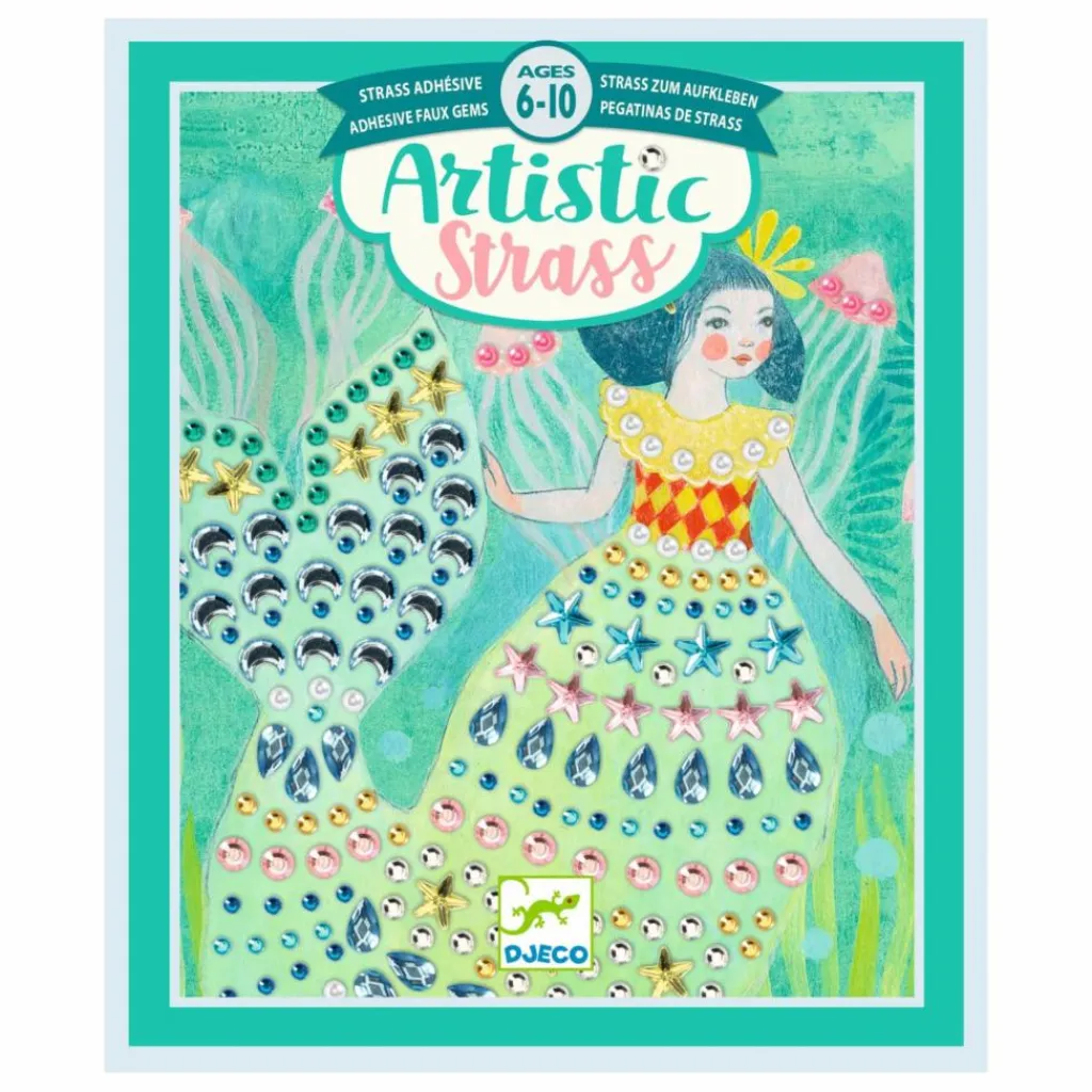 Djeco Artistic Strass Ondes aquatiques Multicolore