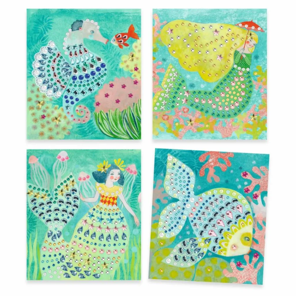 Djeco Artistic Strass Ondes aquatiques Multicolore