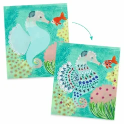 Djeco Artistic Strass Ondes aquatiques Multicolore