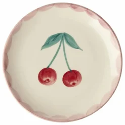 Enfant Rice Vaisselle Enfant|Art De La Table|Assiette à dessert en céramique Cerise |