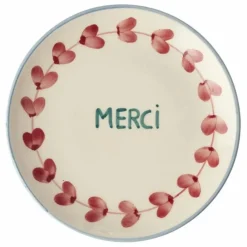 Enfant Rice Assiette à dessert en céramique Merci |