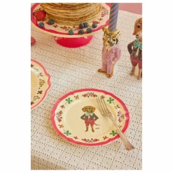 Enfant Rice Vaisselle Enfant|Assiette à dessert en mélamine - x Nathalie Lété |