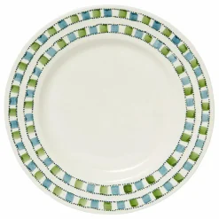 Tressé Art De La Table|Assiette à dîner à damiers |