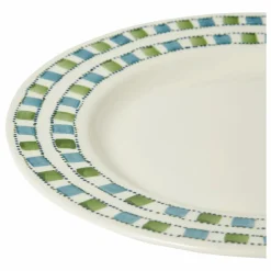 Tressé Art De La Table|Assiette à dîner à damiers |