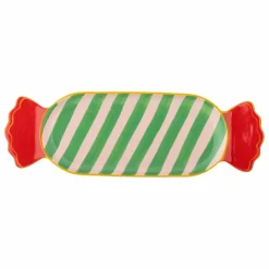 Bloomingville Assiette Caramella en grès | Vert Hot