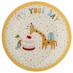 Best Bloomingville Mini Assiette Celebrate | Jaune
