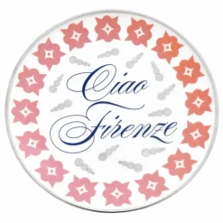 Bitossi Assiette Ciao Firenze | Rose