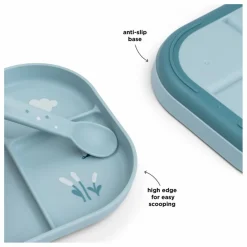 Online Done by deer Assiette compartimentée Elphee | Bleu ciel