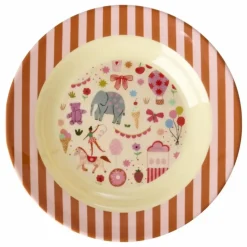 Discount Rice Assiette creuse en mélamine Fun Fair | Rose