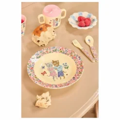 Rice Assiette creuse en mélamine - x Nathalie Lété | Rose Discount