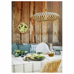 Outlet Madam Stoltz Assiette en grès | Vert foncé