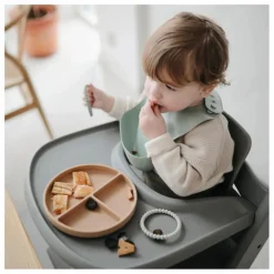 Mushie Assiette en silicone |