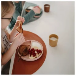 Mushie Premiers Repas|Puériculture|Assiette en silicone |
