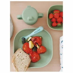 Béaba Assiette en silicone | Sauge Best