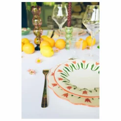 Denise Assiette Fan Fan 27 cm | Bleu