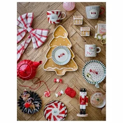 Bloomingville Assiette Jolly en grès |