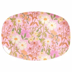 Enfant Rice Vaisselle Enfant|Art De La Table|Assiette rectangulaire Daisy Dearest