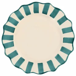 Anna + Nina Assiette Scalloped | Vert sapin Online