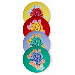 Lisa Corti Assiettes à dessert Indian Tiger - Set de 4 |